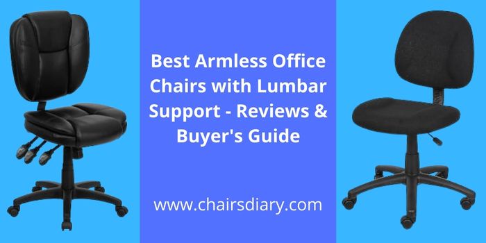 Best Armless Office Chairs with Lumbar Support