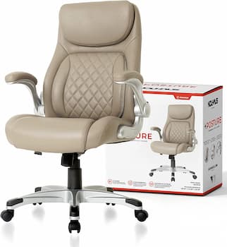 NOUHAUS +Posture Ergonomic PU Leather Office Chair