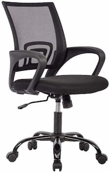 Office Chair Ergonomic Cheap Desk Chair Mesh Computer Chair Lumbar Support Modern Executive Adjustable Stool Rolling Swivel Chair