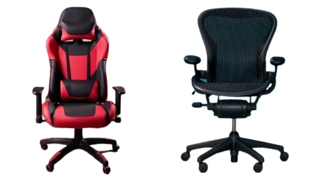 difference between gaming chair and office chair